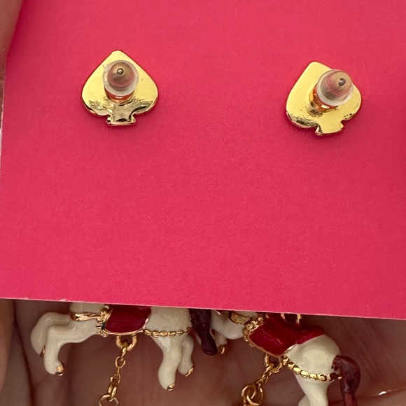 Kate spade Carousel 3D horse drop earrings - Picture 7 of 9